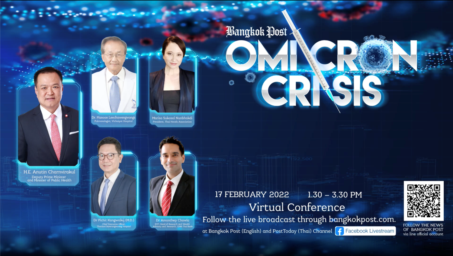 Bangkok Post Virtual Conference Omicron Crisis
