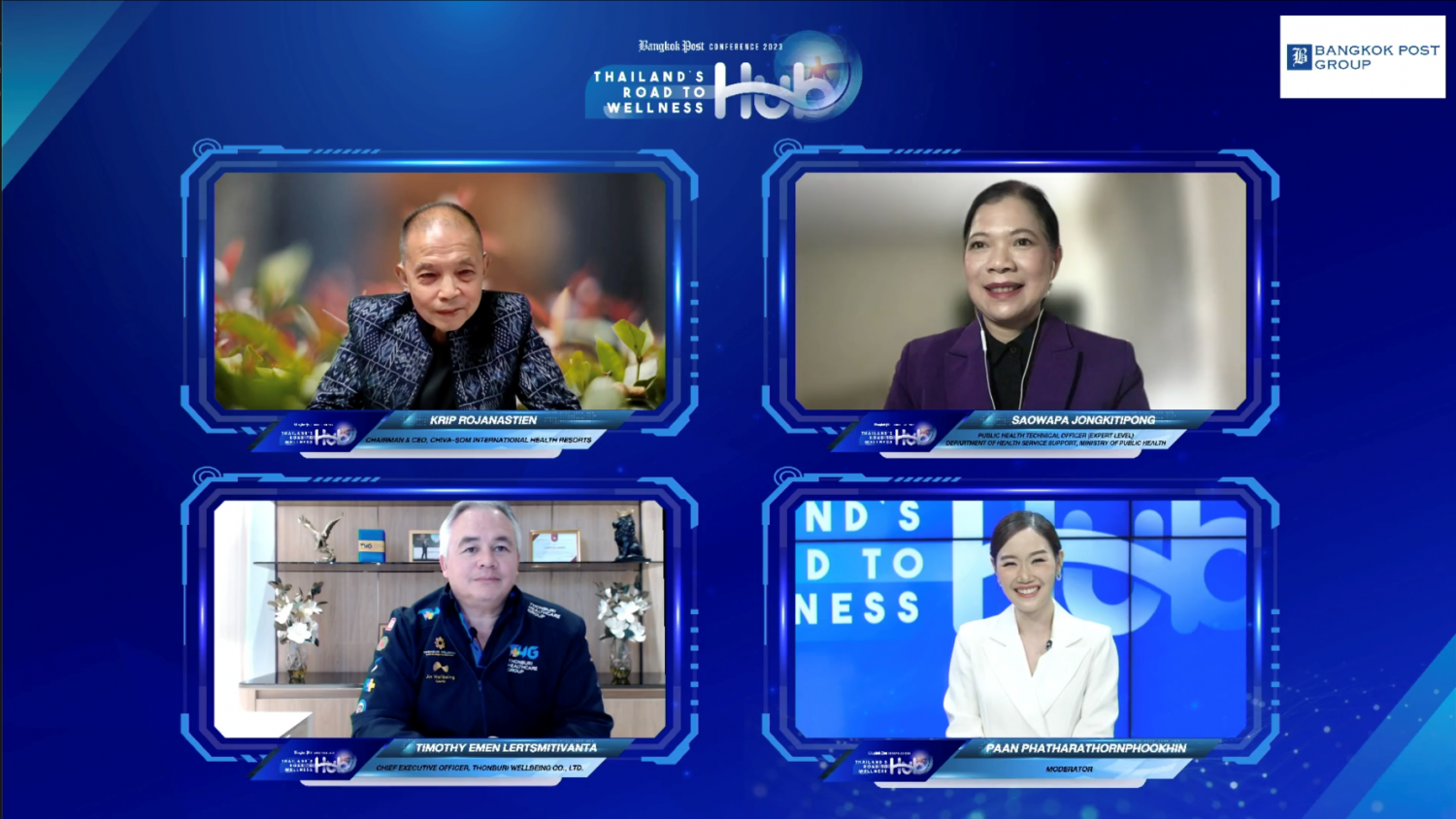 Bangkok Post Conference 2023 Thailand’s Road to Wellness Hub