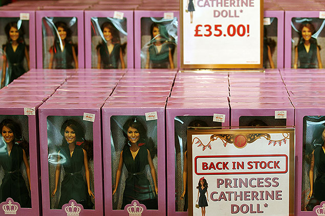 Britain's royal wedding: Princess Catherine doll