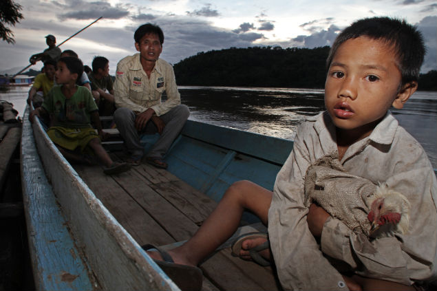 Laos River Life