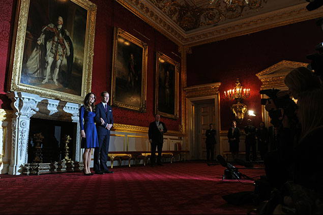 Who Is Coming To The Wedding Bangkok Post Learning Britain S Prince William And His Fiancée Kate Middleton Pose For Photographers In The State Rooms Of St James Palace Central London On November 16 2010