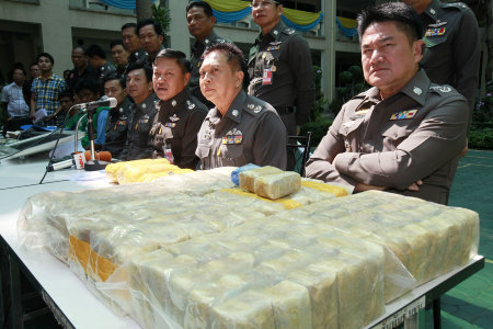 Bangkok Post - Cops charged with drug possession