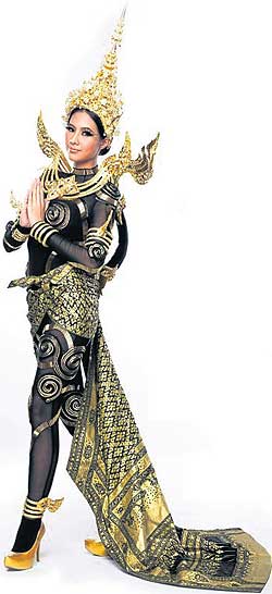 thailand dress design An Elegant Thai Silk Dress for a Modern, Kooky and Intimate London Wedding