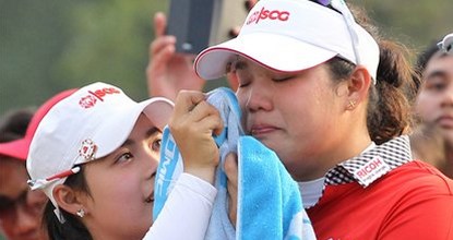 Disastrous final hole robs Ariya of historic LPGA win