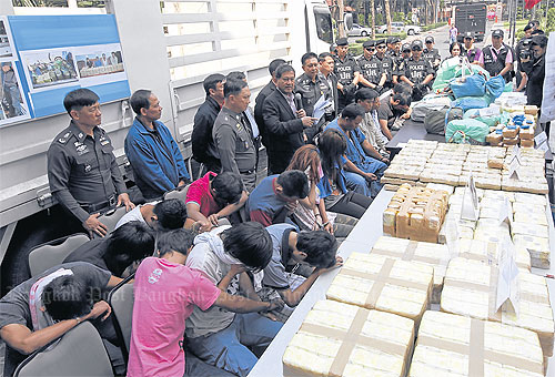 Bangkok Post - Police boast B2bn drugs haul