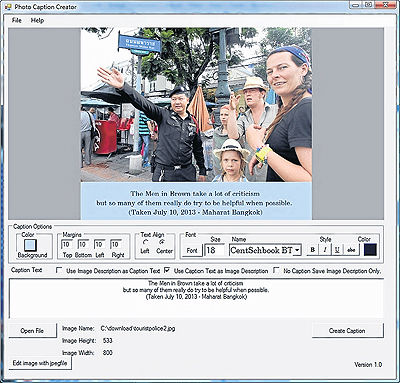Bangkok Post - Add captions to your photos