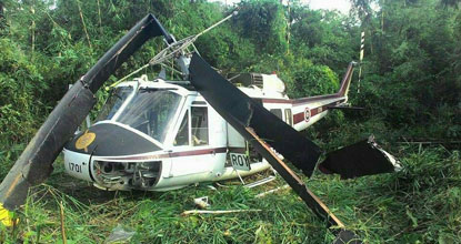 High winds cited in copter crash