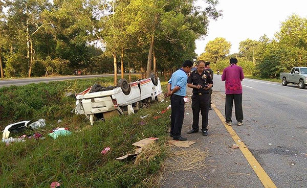Bangkok Post - Seven killed in passenger van crash