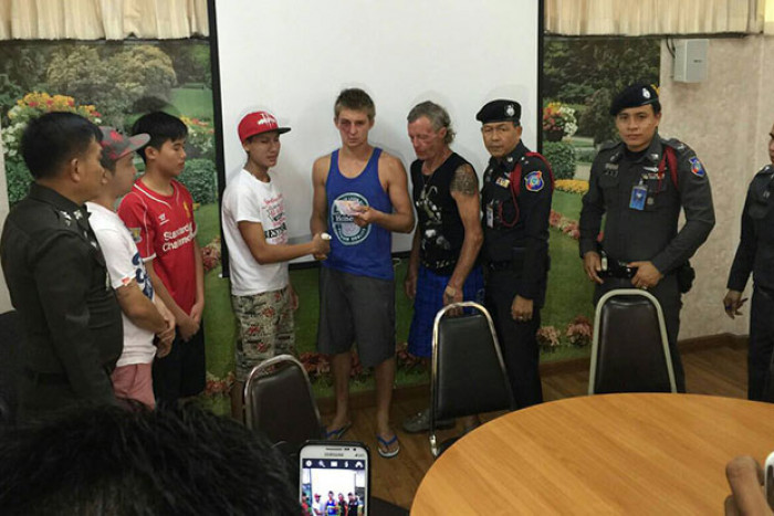 Bangkok Post - 2 teens arrested for assault on Aussies