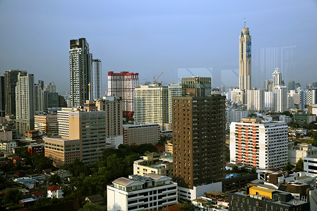 The average occupancy rate of office buildings in Bangkok hit an all-time high of 92.6% in the second quarter, according to market consultant Knight Frank Thailand. (Bangkok Post photo)