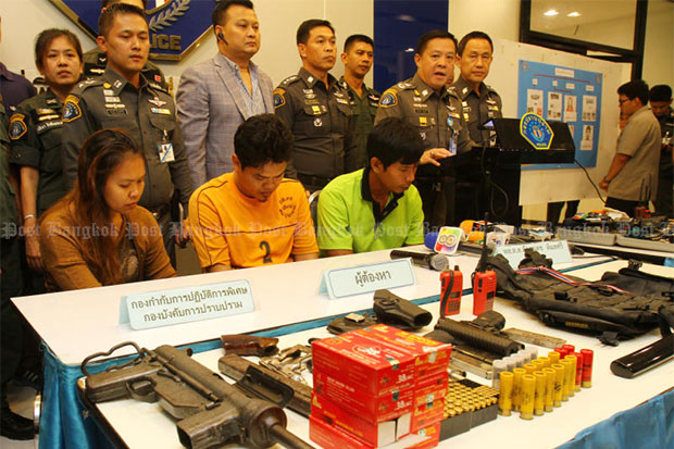 Facebook gun sellers arrested in Pathum Thani