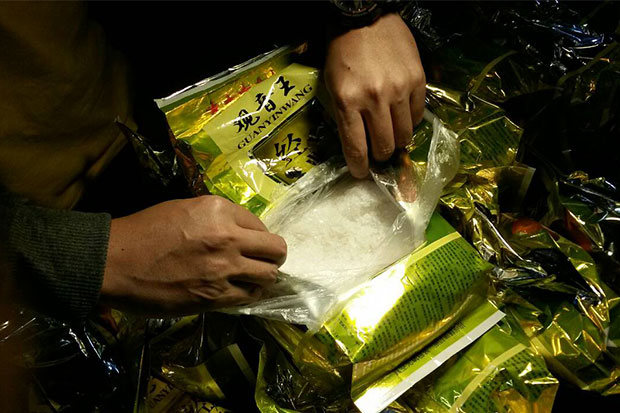 20kg of crystal meth found in tea packs