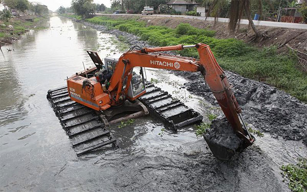 Backhoe Water Bangkok Post - Water authorities enact conservation programmes but no ...