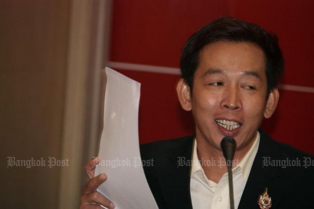 Jaturon Boonbenjarat of the pro-military, anti-Pheu Thai Green Politics Group has renewed the pre-coup demand for Jaturon Boonbenjarat of the pro-military, anti-Pheu Thai Green Politics Group has renewed the pre-coup demand for