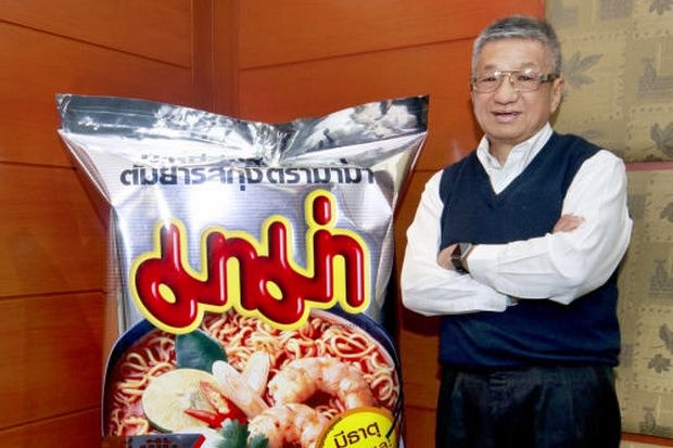 Former Asian Games medal winner Pipat Paniangvait is using his old sports network to push his Mama instant noodles to worldwide fame. (Photos courtesy Thai President Foods)