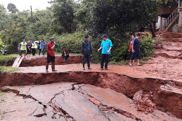 Nan hit by floods, subsidence after heavy rain