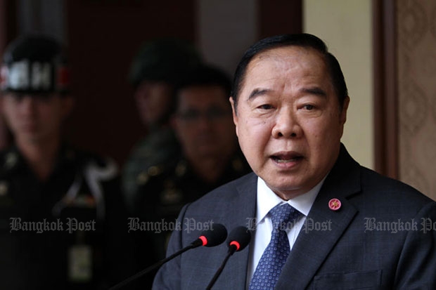 Deputy Prime Minister Prawit Wongsuwon (Bangkok Post file photo)