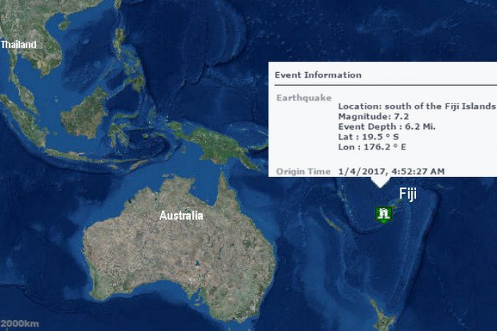 Tsunami fiji today