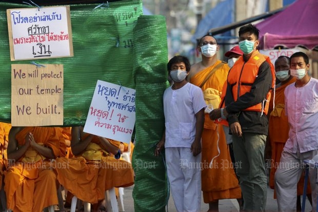 Sangha backs fresh temple search