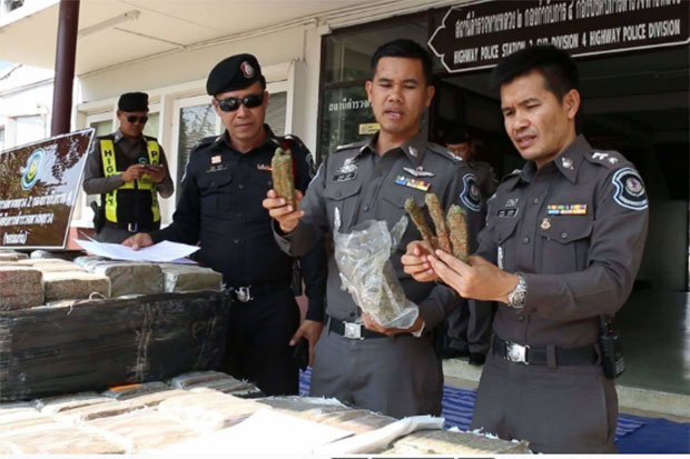 530kg ganja haul in Khon Kaen