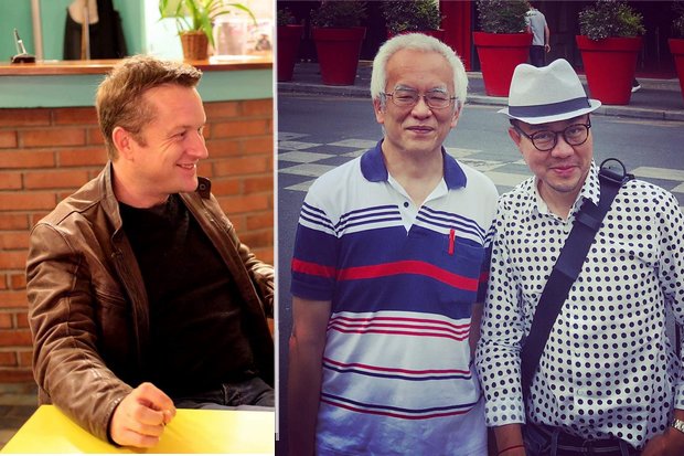 From left, ex-Bangkok journalist Andrew MacGregor Marshall, historian Somsak Jeamteerasakul, academic Pavin Chachavalpongpun. Online contact with any of them could result in charges under the Computer Crime Act. (Photos via Facebook)