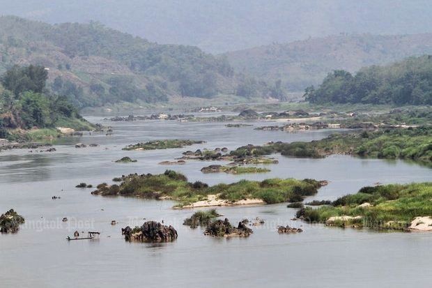 Beijing wants this part of the Mekong 'made smoother' by blasting the islets and outcroppings to smithereens. (Bangkok Post file photo)