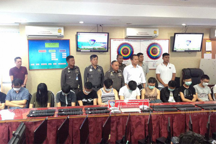 Bangkok Post - Chinese online gambling centre busted in Pattaya
