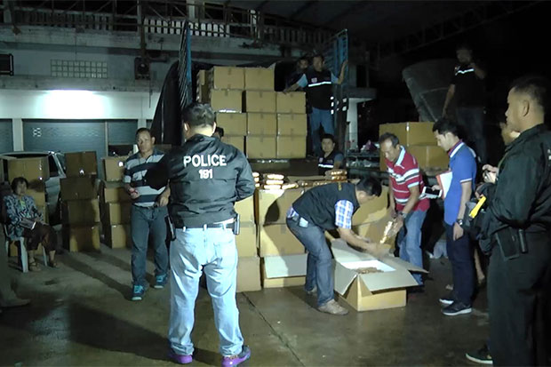Bangkok Post - B30m ganja seized at truck operator's home