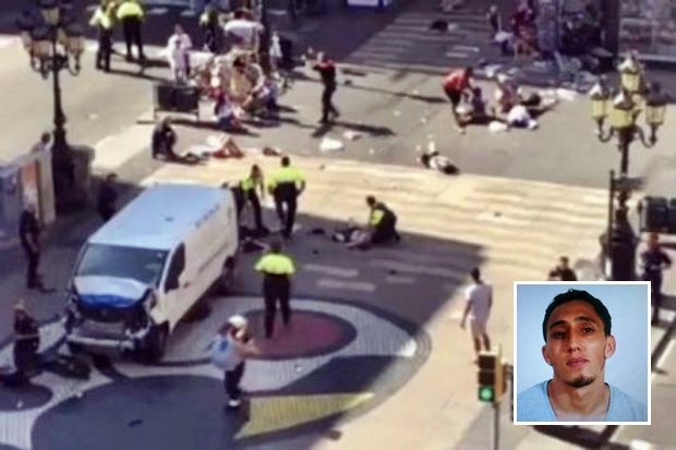 Killer van mows down crowds in Barcelona