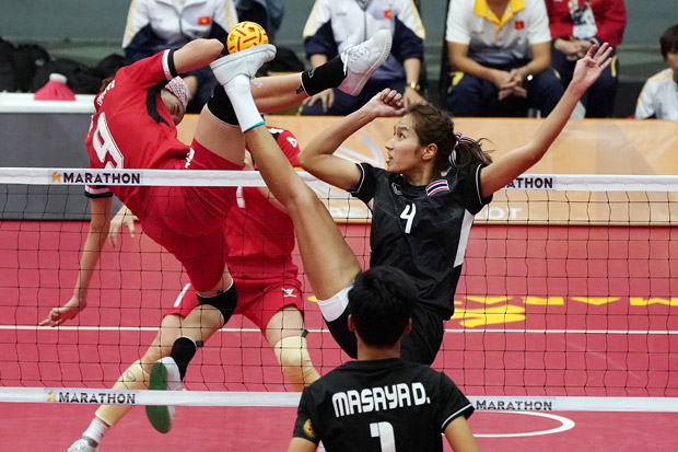 Thai spikers complete gold double