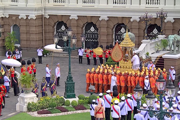 Royal relics and ashes of the late King Bhumibol enshrined