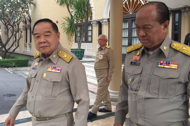 Prawit frets at poll campaigns