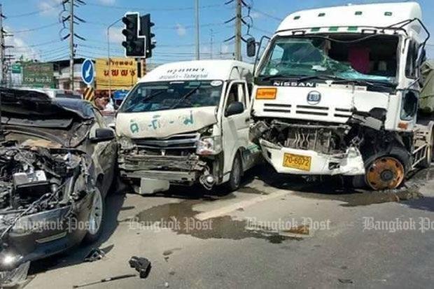 There will be plenty more fatal road accidents like this before government comes up with real plans to combat the slaughter on Thai roads and highways. (File photo) There will be plenty more fatal road accidents like this before government comes up with real plans to combat the slaughter on Thai roads and highways. (File photo)