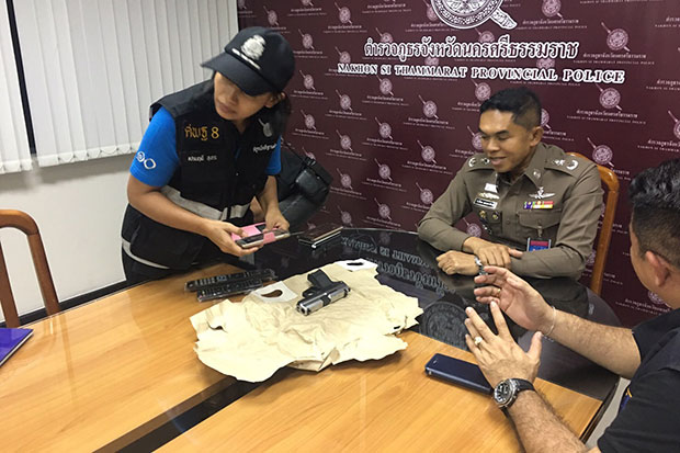 Police seize Sek Loso's pistol for evidence