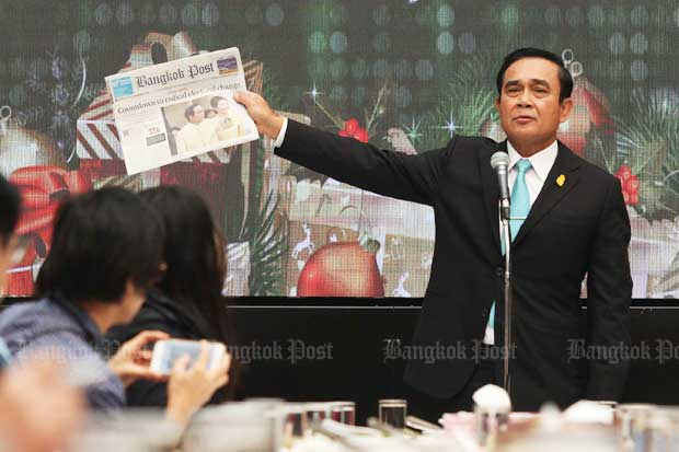 PM coy on political future, cultivates media