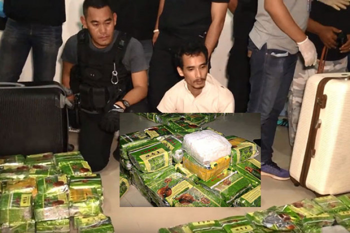 Bangkok Post - Major drug suspect caught, 123kg of 'ice' seized