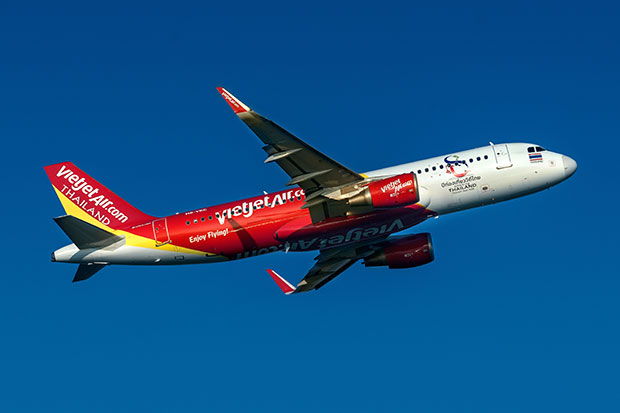 Thai Vietjet will use an A320 aircraft on the new route from Suvarnabhumi airport to Krabi. (Thai Vietjet photo) Thai Vietjet will use an A320 aircraft on the new route from Suvarnabhumi airport to Krabi. (Thai Vietjet photo)