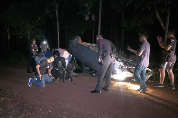 Driver arrested after wild car chase in Trat