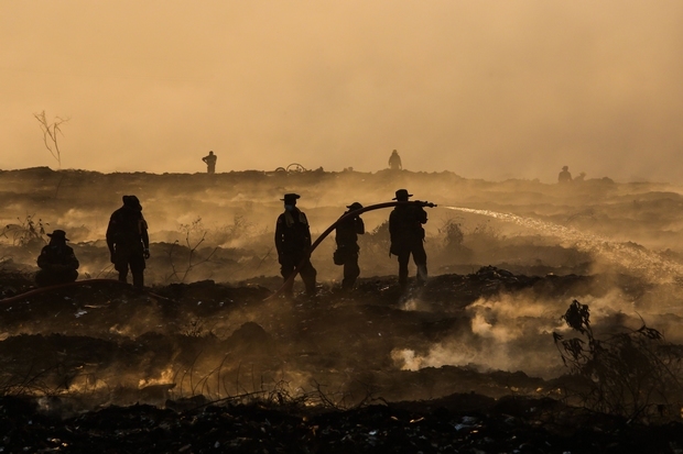 Yangon garbage fire a public-health menace