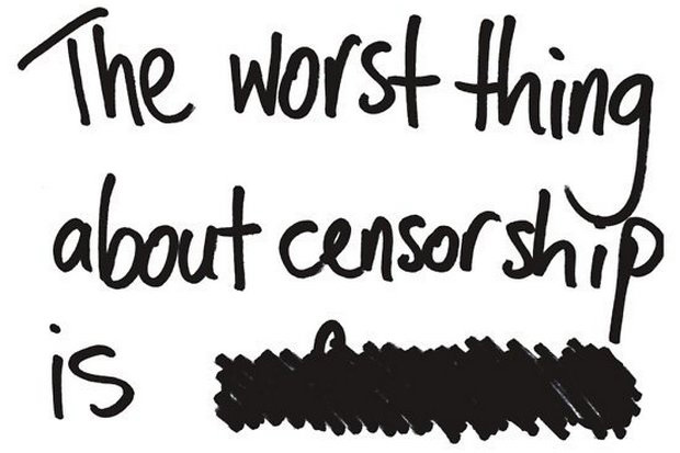 Censorship must go