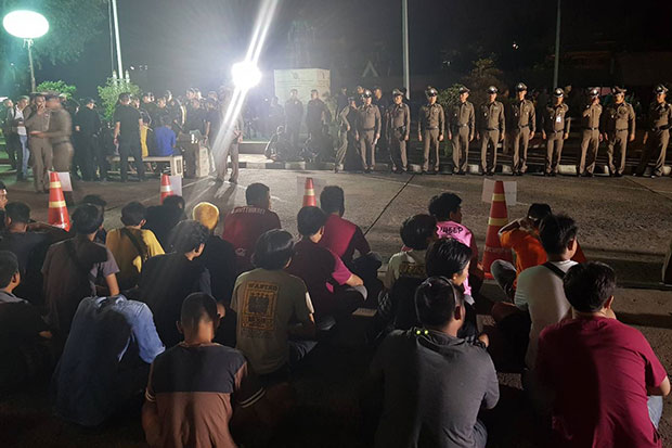 54 motorcycle racers arrested in Ayutthaya