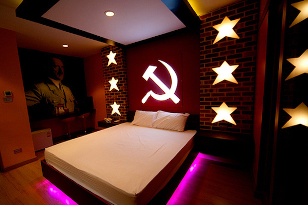 Outrage over love hotel's Hitler room