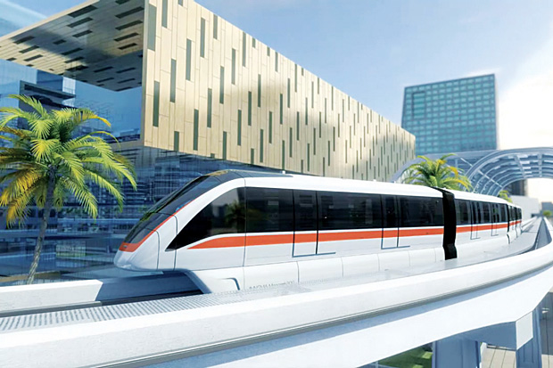 The Bombardier Innovia 300 will be the first monorail train in Thailand. It will be used for the 34.5km Khae Rai-Min Buri (Pink) Line and the 30.4km Lat Phrao-Samrong (Yellow) Line in Bangkok. Photo: Courtesy of Bombardier