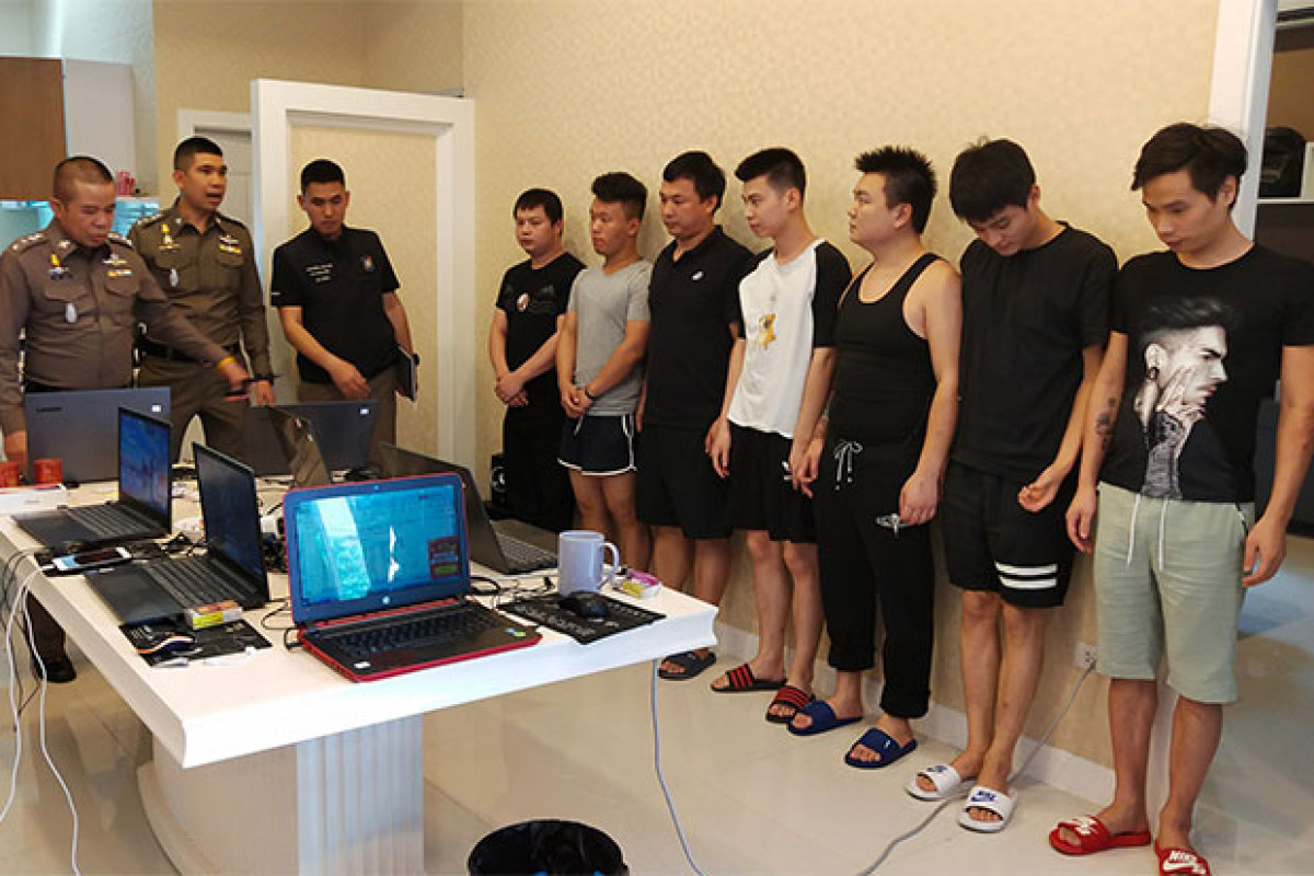 Bangkok Post - Twelve Chinese loan sharks caught in Pattaya raids