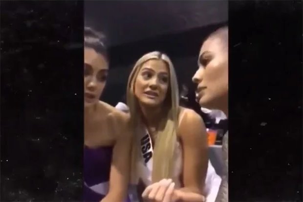 Miss USA seen as mocking English skills of contestants