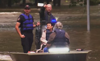 Fifty rescued from flooded Houston neighborhood