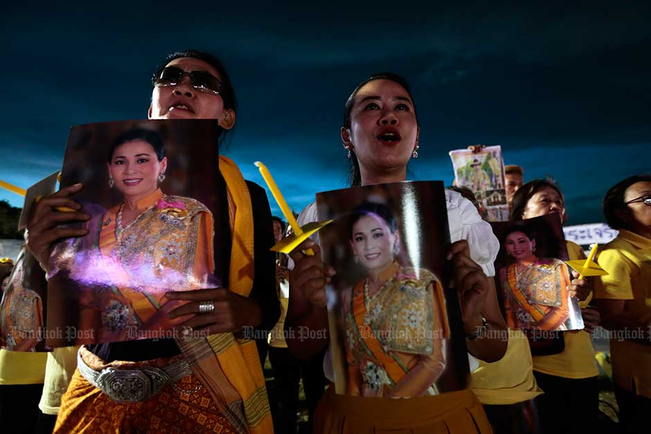 June 3: People at Sanam Luang and other places across the country celebrated Her Majesty the Queen's birthday. — Patipat Janthong