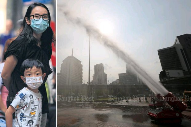 Facemasks urged as haze persists