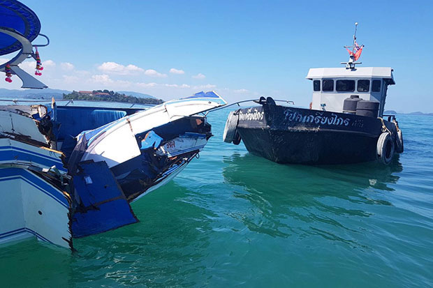 5 Chinese among 7 hurt in Phuket speedboat crash