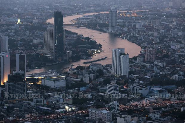 Bangkok's skyline will likely be redefined this year due mainly to regulatory reasons. (Photo by Patipat Janthong)